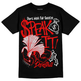 Red Cement 4S DopeSkill T-Shirt Speak It Graphic