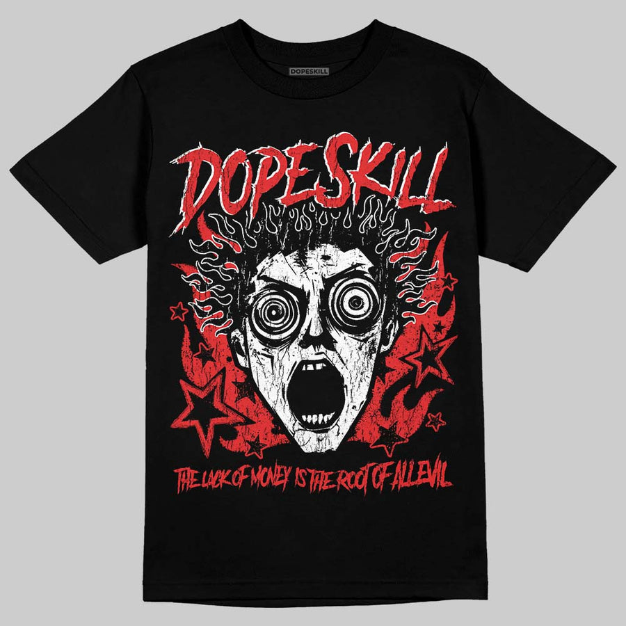 AJ 13 Chicago True Red Cherry DopeSkill T-Shirt Root of Evil Graphic