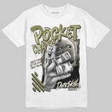 Medium Olive 3s DopeSkill T-Shirt Pocket Change Graphic
