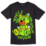 Neon Green Collection DopeSkill T-Shirt Smile Through The Pain Graphic