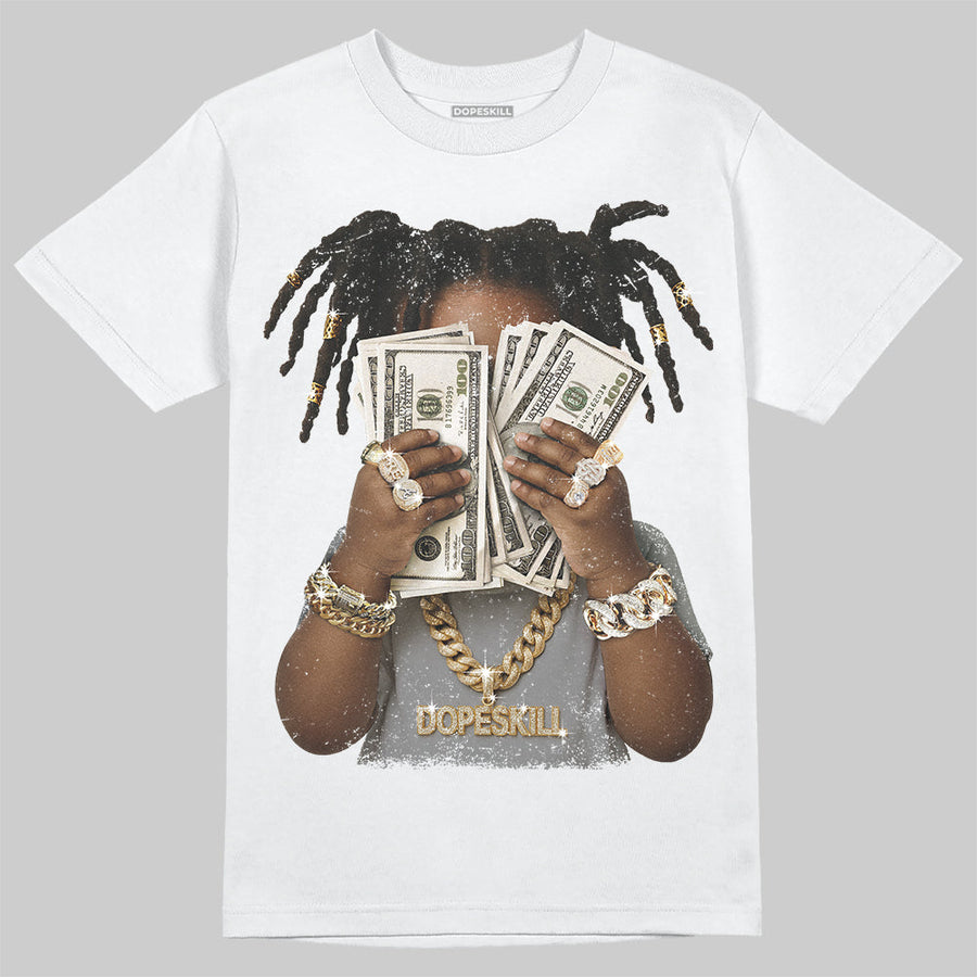 Wolf Grey 5s DopeSkill T-Shirt Rich Youth Graphic