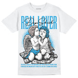 Military Blue 4s DopeSkill T-Shirt Real Lover Graphic