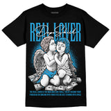 Military Blue 4s DopeSkill T-Shirt Real Lover Graphic