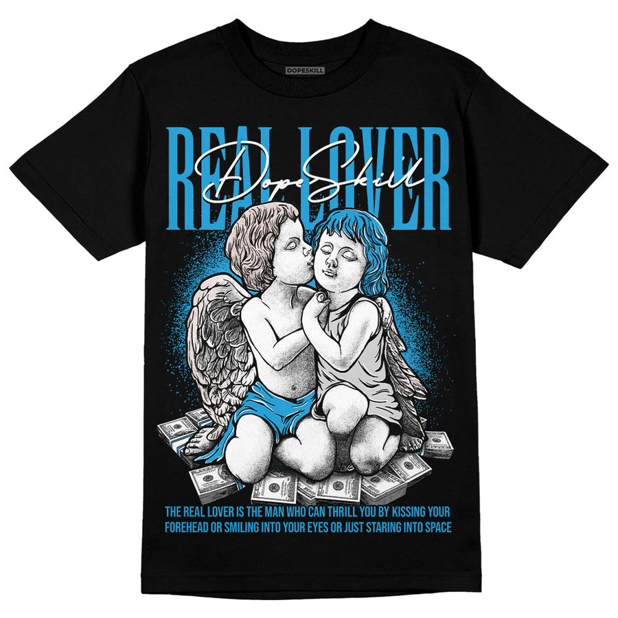 Military Blue 4s DopeSkill T-Shirt Real Lover Graphic