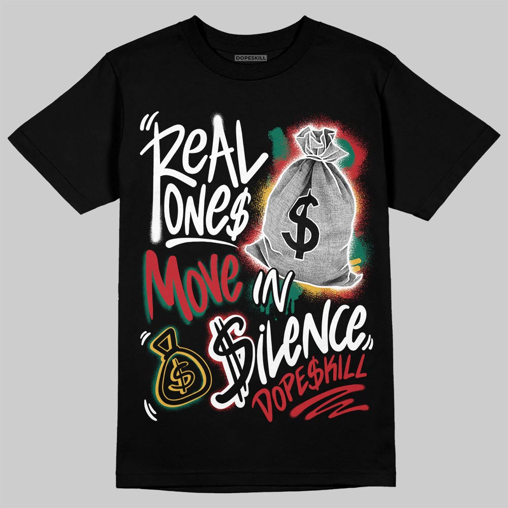 Mexico 'El Vuelo' 3s DopeSkill T-Shirt Real Ones Move In Silence Graphic
