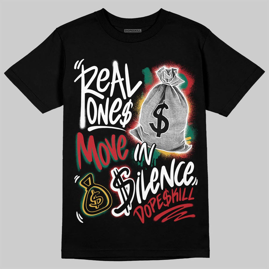 Mexico 'El Vuelo' 3s DopeSkill T-Shirt Real Ones Move In Silence Graphic