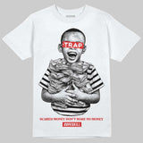 AJ 13 Chicago True Red Cherry DopeSkill T-Shirt Scared Money Don't Make No Money Graphic