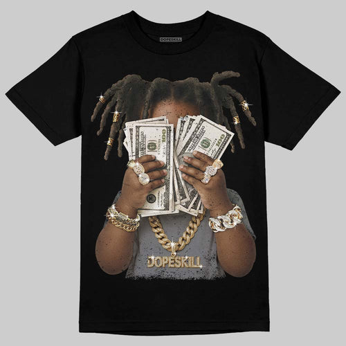 Flint Grey 9s DopeSkill T-Shirt Rich Youth Graphic
