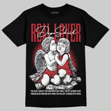 Fire Red “Black Tongue” 5s DopeSkill T-Shirt Real Lover Graphic