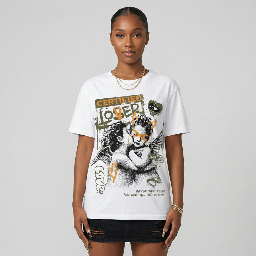 Olive 5s DopeSkill T-Shirt Certified Lover Graphic