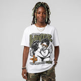 Olive 5s DopeSkill Oversize Print T-Shirt Real Ones Choose Loyalty Graphic