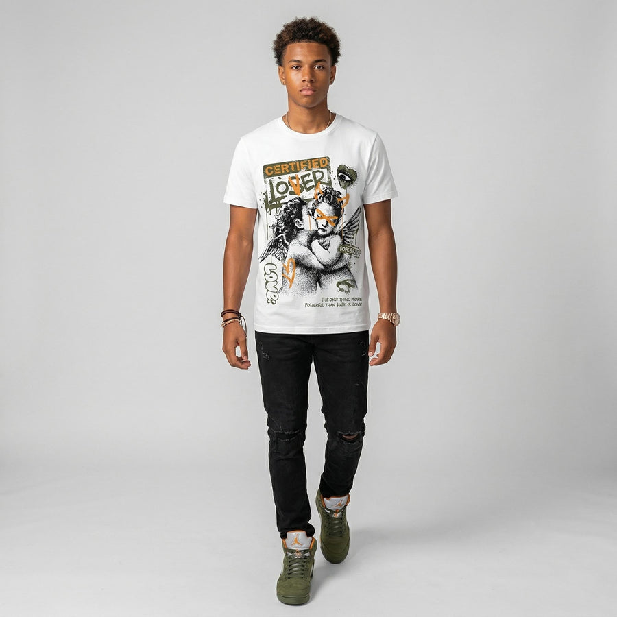 Olive 5s DopeSkill T-Shirt Certified Lover Graphic