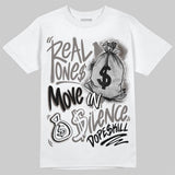 Cave Stone 4s DopeSkill T-Shirt Real Ones Move In Silence Graphic