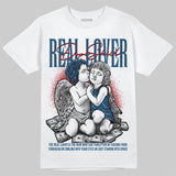 French Blue 12s DopeSkill T-Shirt Real Lover Graphic