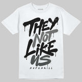 Black Cat 4s DopeSkill T-Shirt They Not Like Us Graphic