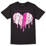 Triple Pink Dunk Low DopeSkill T-Shirt Slime Drip Heart Graphic