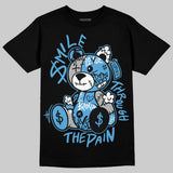 University Blue 14s DopeSkill T-Shirt Smile Through The Pain Graphic