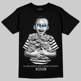 Wolf Grey 5s DopeSkill T-Shirt Scared Money Don't Make No Money Graphic