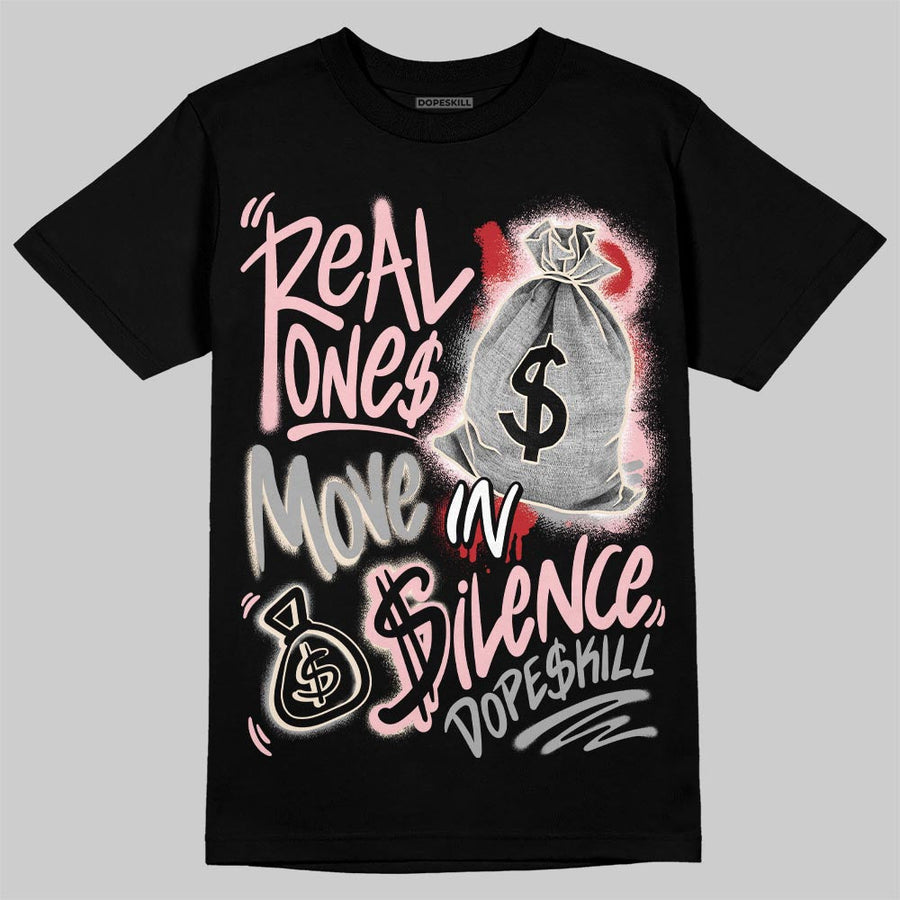 Gel-Nimbus 10.1 Strawberry DopeSkill T-Shirt Real Ones Move In Silence Graphic
