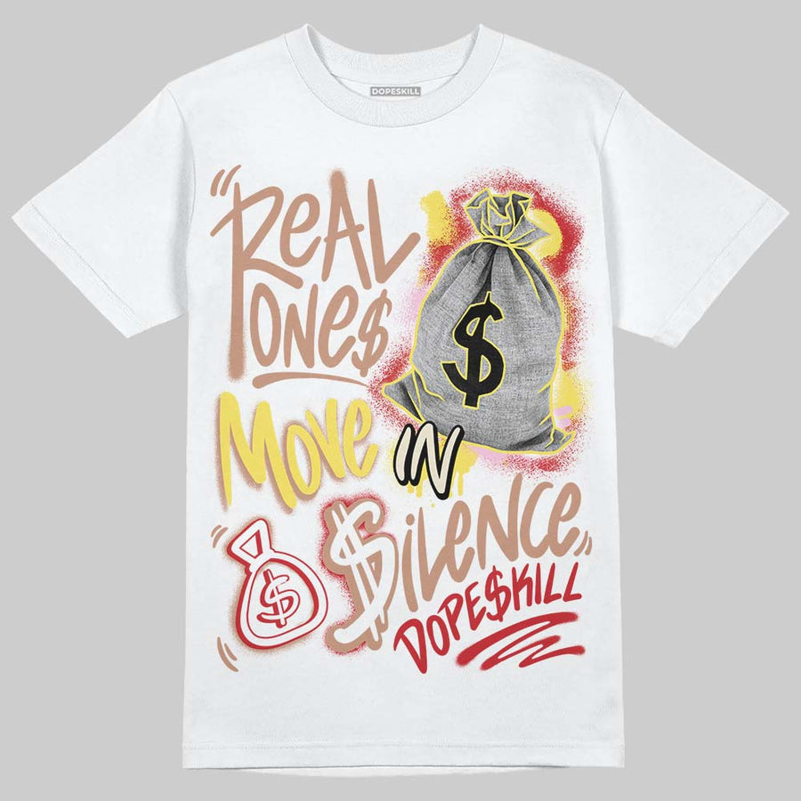 Gel-Nimbus 10.1 Banana DopeSkill T-Shirt Real Ones Move In Silence Graphic
