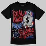 Rare Air 4s DopeSkill T-Shirt Real Ones Move In Silence Graphic