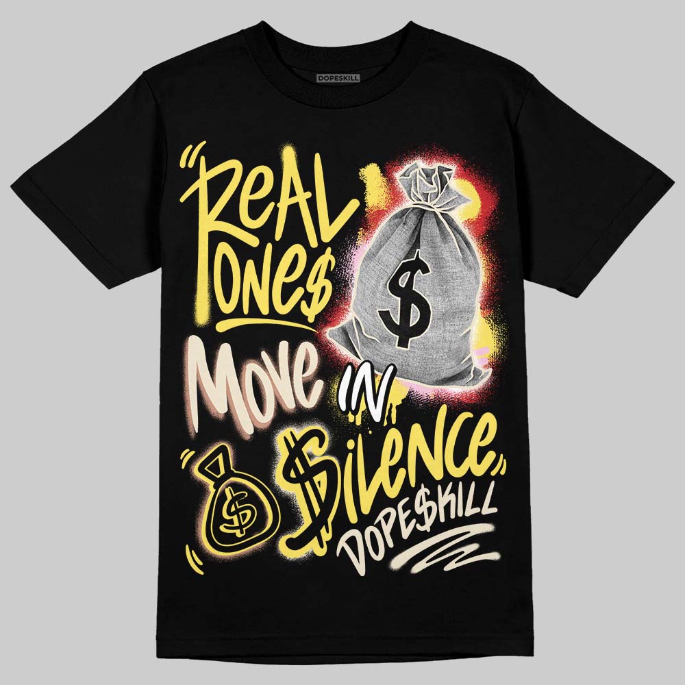 Gel-Nimbus 10.1 Banana DopeSkill T-Shirt Real Ones Move In Silence Graphic
