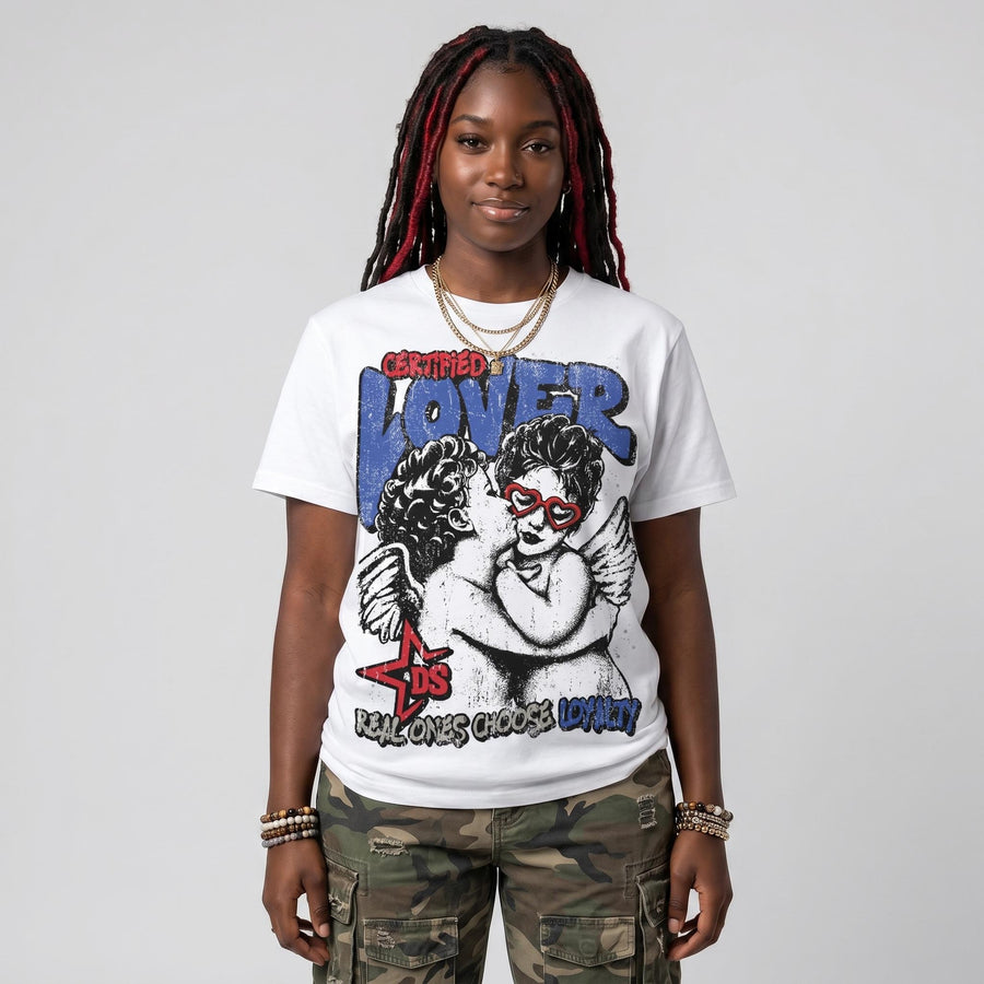 Rare Air 4s DopeSkill Oversize Print T-Shirt Real Ones Choose Loyalty Graphic