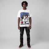 Rare Air 4s DopeSkill Oversize Print T-Shirt Real Ones Choose Loyalty Graphic