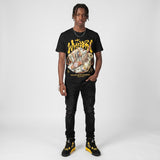 Black Tour Yellow AJ 4 Thunder DopeSkill T-Shirt Whippin Graphic
