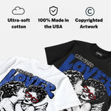 Rare Air 4s DopeSkill Oversize Print T-Shirt Real Ones Choose Loyalty Graphic