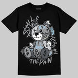 Wolf Grey 5s DopeSkill T-Shirt Smile Through The Pain Graphic