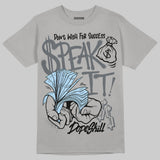 Wolf Grey 5s DopeSkill T-Shirt Speak It Graphic
