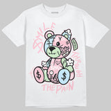 Medium Soft Pink 4s DopeSkill T-Shirt Smile Through The Pain Graphic
