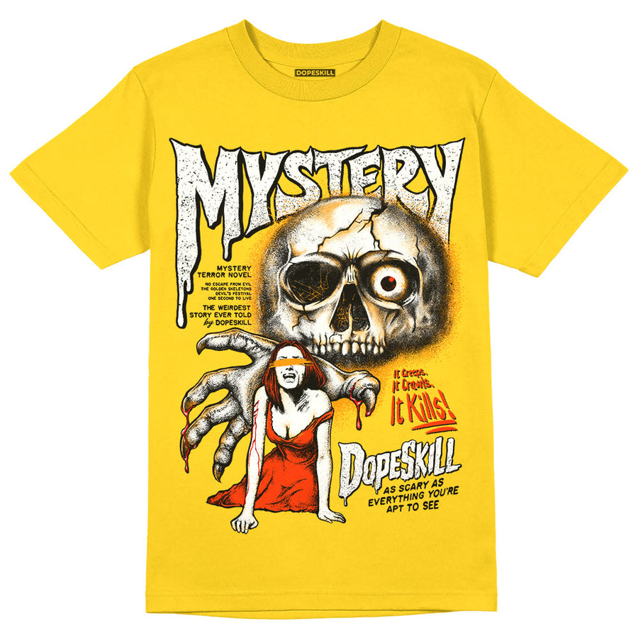 Yellow Ochre 6s DopeSkill Yellow T-shirt Mystery Ghostly Grasp Graphic