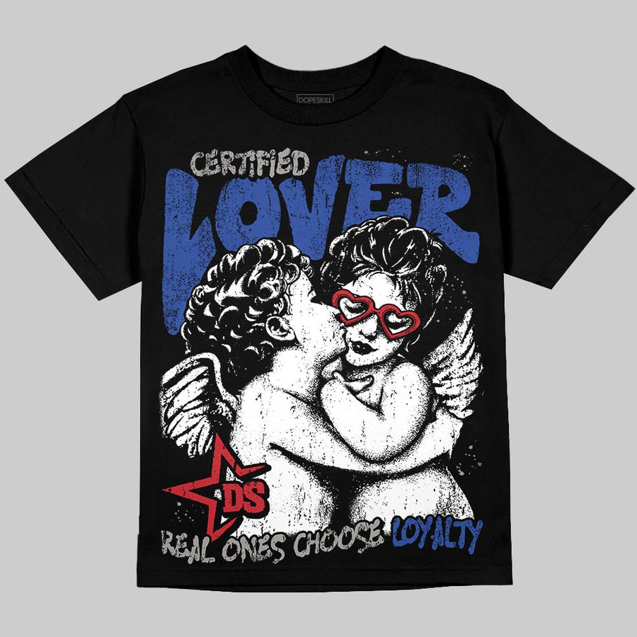 Rare Air 4s DopeSkill Oversize Print T-Shirt Real Ones Choose Loyalty Graphic