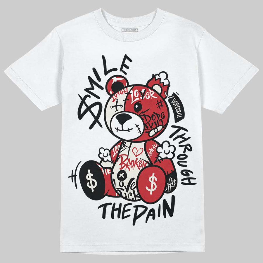 Flight Club 4s DopeSkill T-Shirt Smile Through The Pain Graphic
