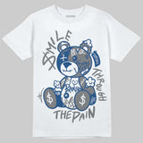 Flint Grey 9s DopeSkill T-Shirt Smile Through The Pain Graphic