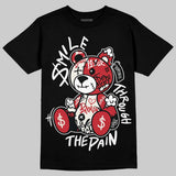 Flight Club 4s DopeSkill T-Shirt Smile Through The Pain Graphic