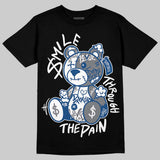 Flint Grey 9s DopeSkill T-Shirt Smile Through The Pain Graphic