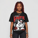 Reverse Infrared 6s DopeSkill Oversize Print T-Shirt Real Ones Choose Loyalty Graphic