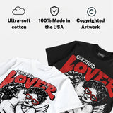 Reverse Infrared 6s DopeSkill Oversize Print T-Shirt Real Ones Choose Loyalty Graphic