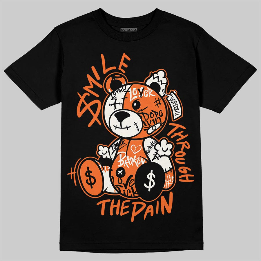 Shattered Backboard 1s DopeSkill T-Shirt Smile Through The Pain Graphic