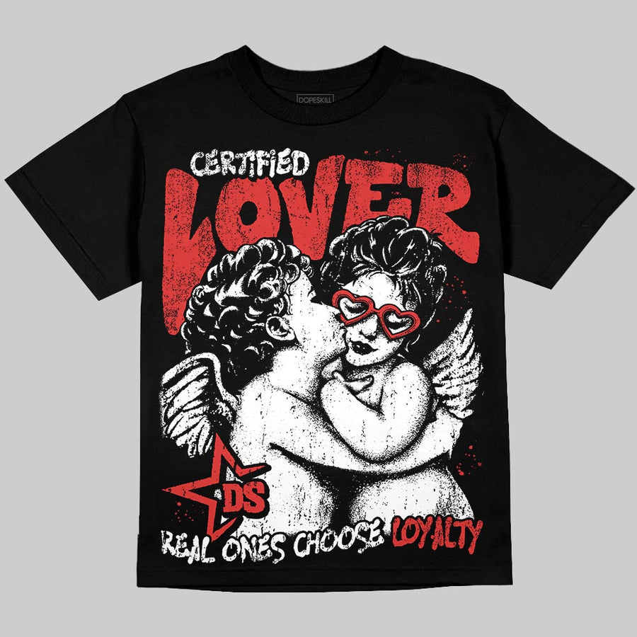 Reverse Infrared 6s DopeSkill Oversize Print T-Shirt Real Ones Choose Loyalty Graphic