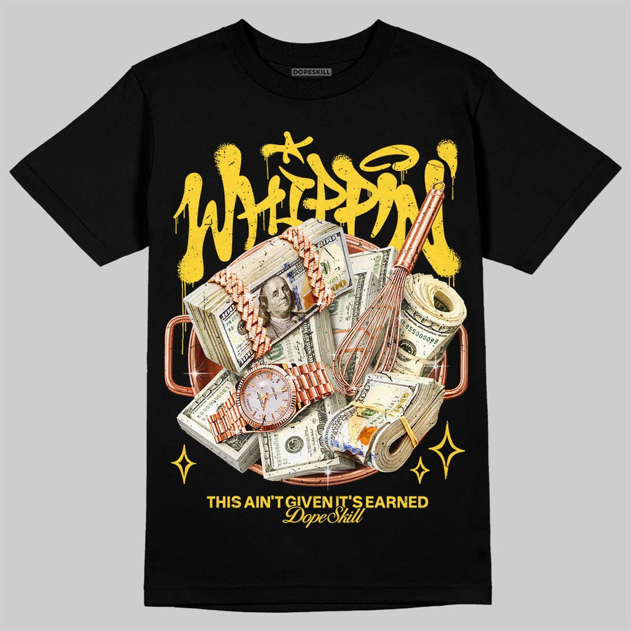 Black Tour Yellow AJ 4 Thunder DopeSkill T-Shirt Whippin Graphic