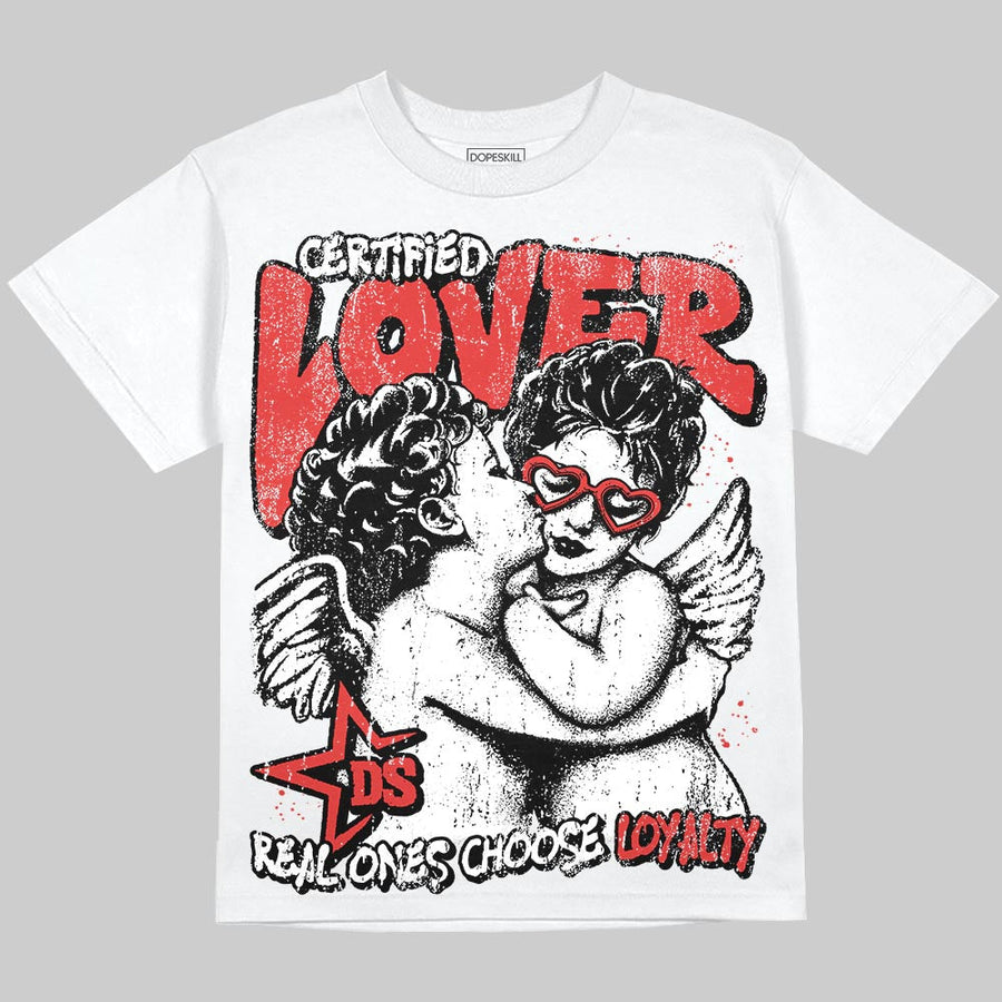 Reverse Infrared 6s DopeSkill Oversize Print T-Shirt Real Ones Choose Loyalty Graphic