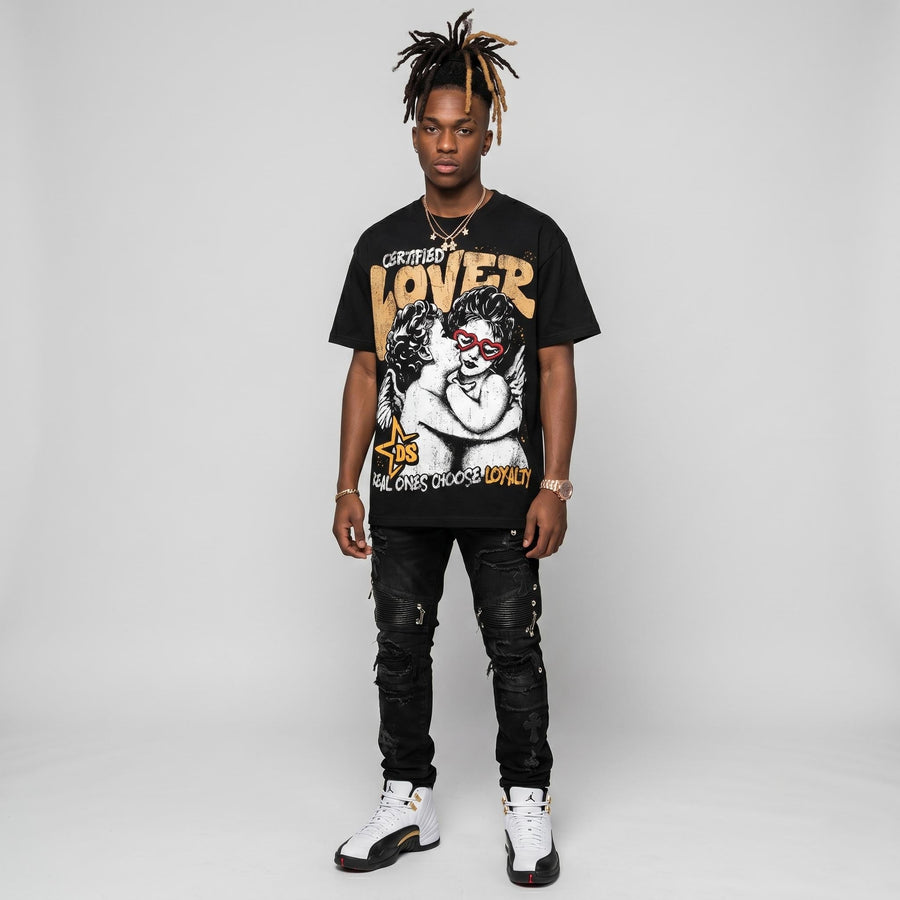 Taxi 12s 2025 DopeSkill Oversize Print T-Shirt Real Ones Choose Loyalty Graphic