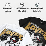 Taxi 12s 2025 DopeSkill Oversize Print T-Shirt Real Ones Choose Loyalty Graphic