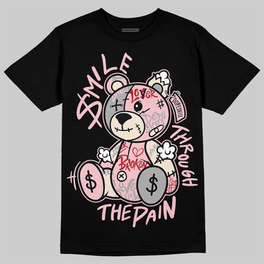 Gel-Nimbus 10.1 Strawberry DopeSkill T-Shirt Smile Through The Pain Graphic