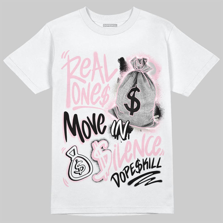 35th Anniversary 5s DopeSkill T-Shirt Real Ones Move In Silence Graphic