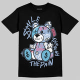 Cobalt Bliss 3s DopeSkill T-Shirt Smile Through The Pain Graphic